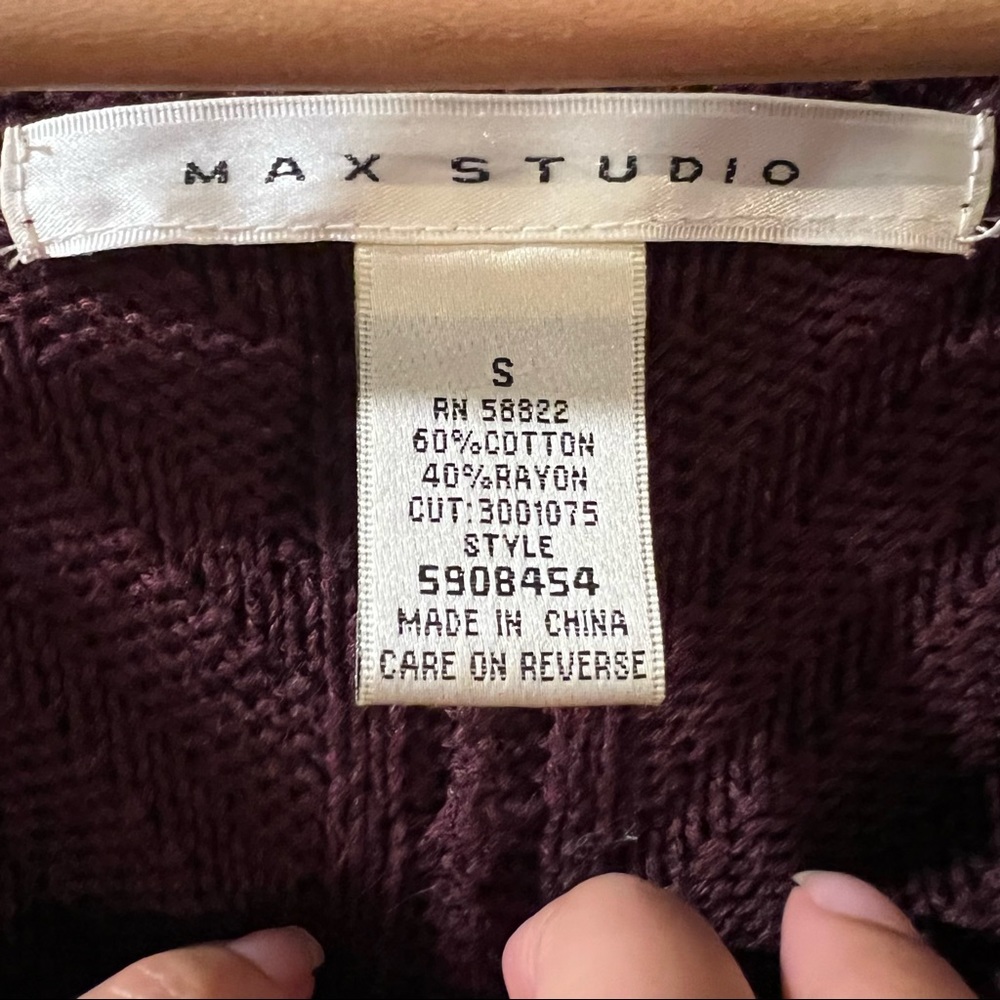 Max Studio Knit Fit & Flare Sweater Dress - Picture 5 of 5